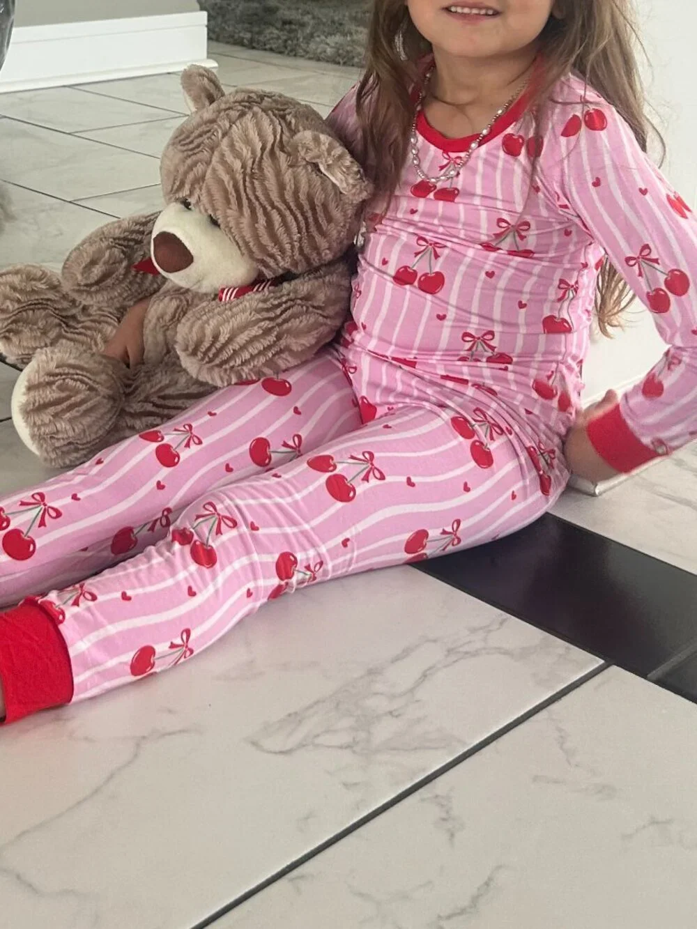 5T Bamboo Pajama Bundle (2) | Silly Goose & Cherry Hearts | Toddler 2PC Sets NWT
